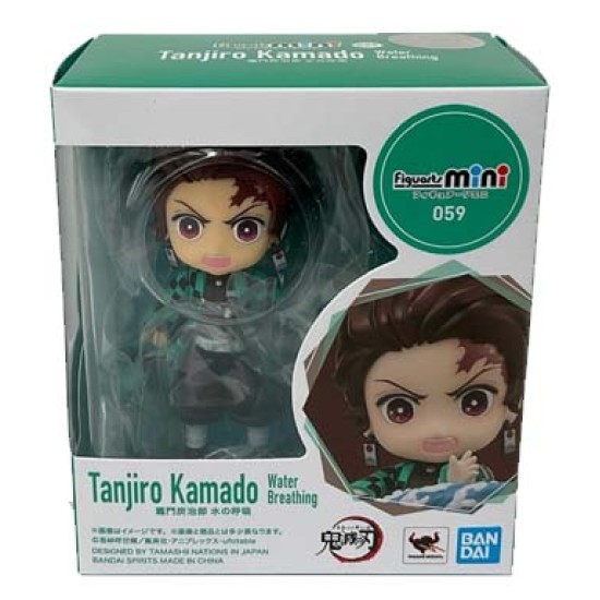 FIGUARTS MINI DEMON SLAYER TANJIRO KAMADO (WATER BREATHING VER.) BY BANDAI TAMASHII